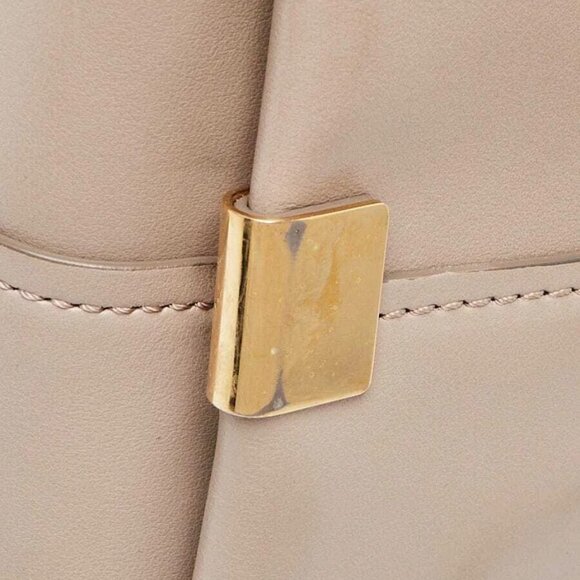 Chloe Motty Grey Leather Medium C Zipped Shopping Tote - Picture 11 of 12